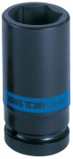 Головка торцевая ударная глубокая шестигранная 1", 27 мм KING TONY 843527M
