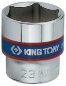 Головка торцевая стандартная шестигранная 3/8", 17 мм KING TONY 333517M