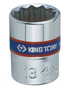 Головка торцевая стандартная двенадцатигранная 1/4", 5 мм KING TONY 233005M