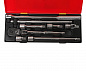 Набор инструментов 8 предметов слесарно-монтажный 1/2" (ключ трещот.,воротки,удлинит.) в кейсе JTC