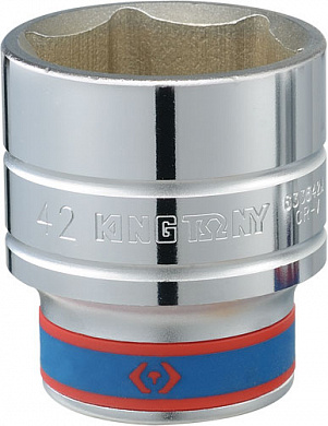 Головка торцевая стандартная шестигранная 3/4", 49 мм KING TONY 633549M