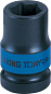 Головка торцевая ударная шестигранная 3/4", 18 мм KING TONY 653518M