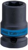 Головка торцевая ударная TORX Е-стандарт 1/2", E10, L = 38 мм KING TONY 457510M