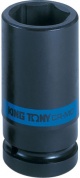 KING TONY Головка торцевая ударная глубокая шестигранная 3/4", 65 мм