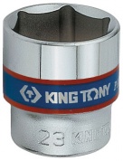 Головка торцевая стандартная шестигранная 3/8", 22 мм KING TONY 333522M
