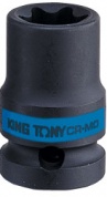 Головка торцевая ударная TORX Е-стандарт 1/2", E14, L = 38 мм KING TONY 457514M