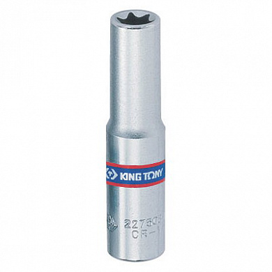 Головка торцевая TORX Е-стандарт 1/4", E4, L = 50 мм KING TONY 227504M