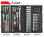 Тележка инструментальная (JTC-3931) 9 секций с набором инструментов 578 предметов JTC