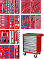 Набор инструментов "ЭКСПЕРТ" в красной тележке, 323 предмета МАСТАК 52-07323R