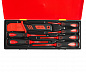 Набор отверток SL3-SL5.5, PH0-PH2 диэлектрических с ножом 7 предметов в кейсе JTC